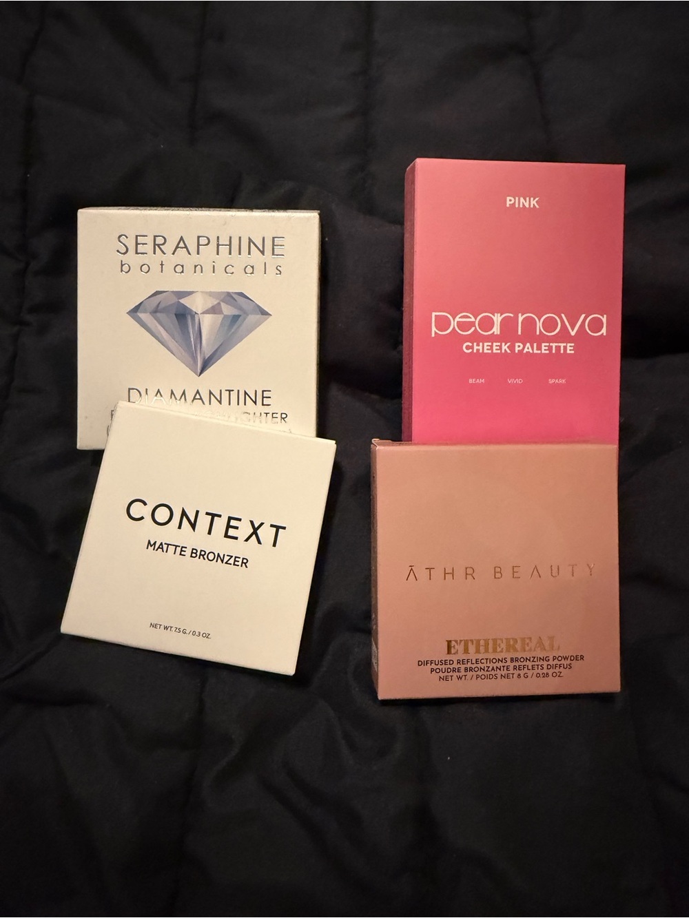 Bronzer, highlighter, cheeks palette lot